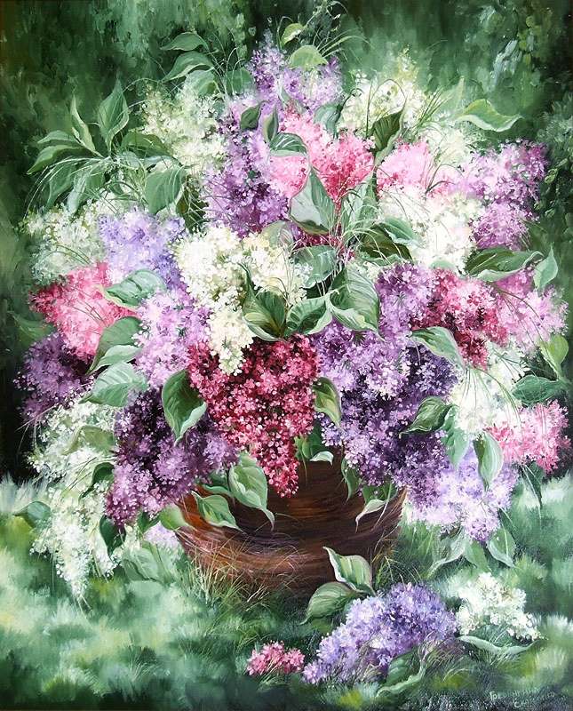 Vase with Lilacs