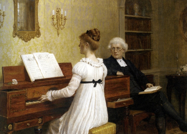 Leighton Edmund Blair The Piano Lesson